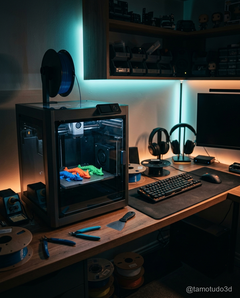 Modelos 3D gratuitos para imprimir no fim de semana usando pouco filamento