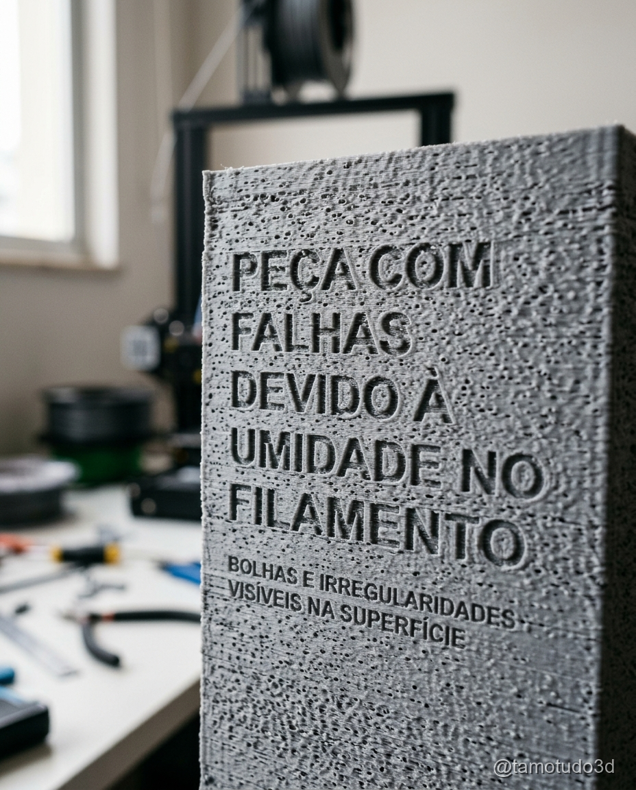 Bolhas e cavidades na impressão 3D