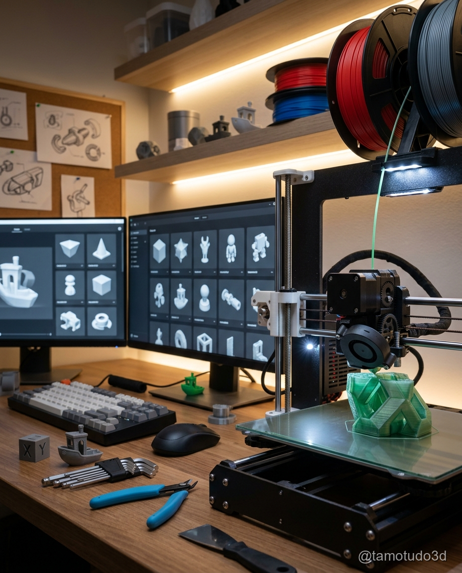 Comparativo de plataformas de modelos 3D com Printables e MakerWorld