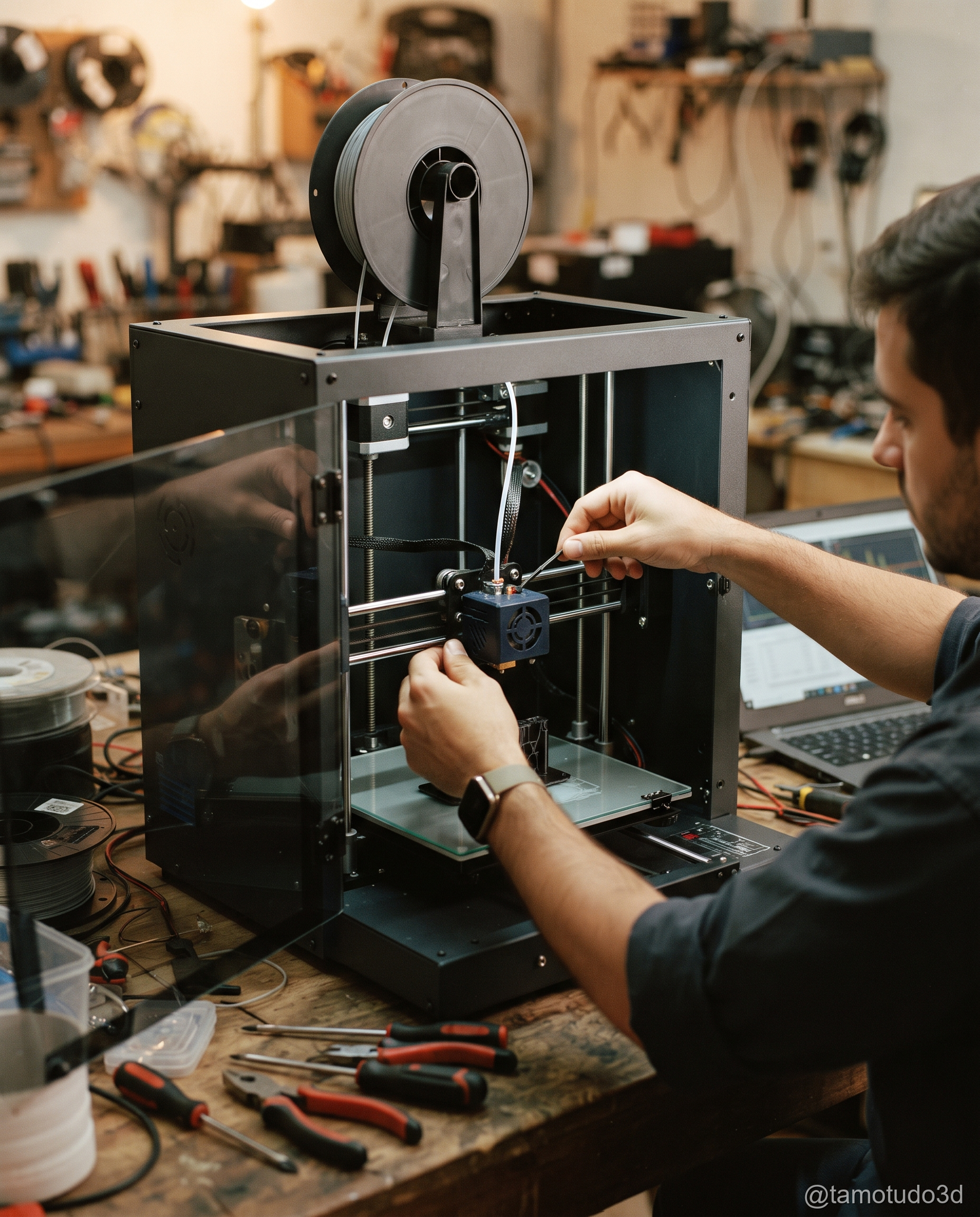 Detalhes técnicos importantes de uma impressora 3D moderna