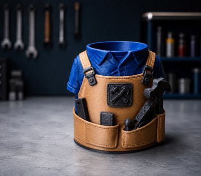 Preview do modelo 3D Handyman