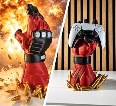 Preview do modelo 3D Universal Controller Stand Inspired by Deadpool
