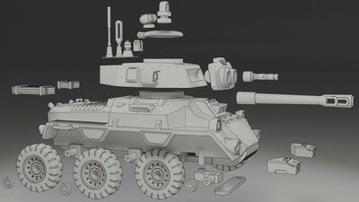 Preview do modelo 3D Hippogriff
