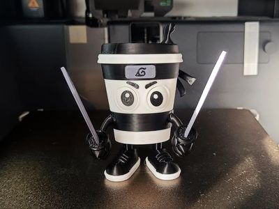 Preview do modelo 3D Cappuccino assassino articulated toy