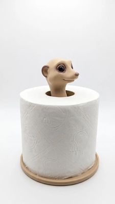 Preview do modelo 3D Suricato cor única