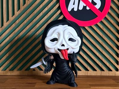 Preview do modelo 3D Ghostface 17cm