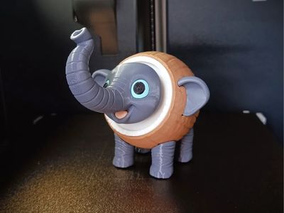 Preview do modelo 3D Cocofanto Elefanto Articulated toy