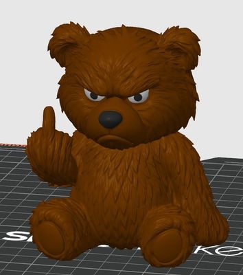 Preview do modelo 3D Bad Bär 140gross bearbeitet fertig