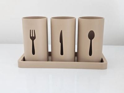 Preview do modelo 3D knife,spoon,fork