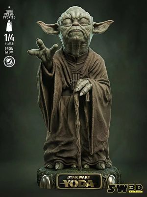Preview do modelo 3D SW3D Yoda Bust (Non Supported)