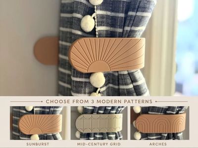 Preview do modelo 3D curtain tie back