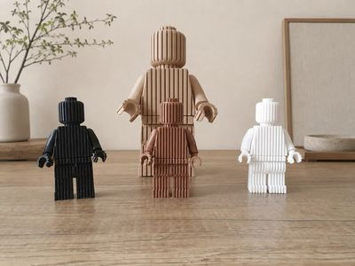 Preview do modelo 3D Brick man japandi MINI