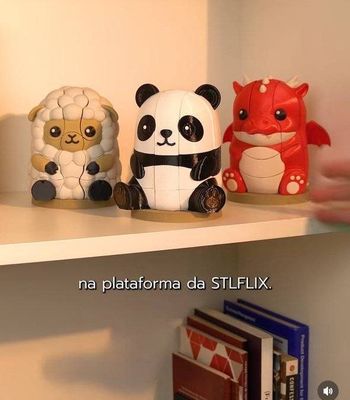 Preview do modelo 3D Dragon Stack