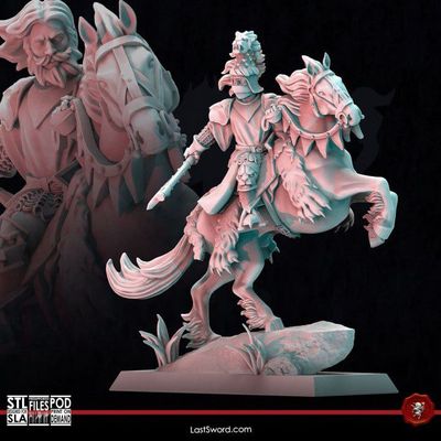 Preview do modelo 3D Knight Panther