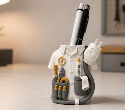 Preview do modelo 3D Electrician