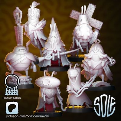 Preview do modelo 3D church trench bugs support