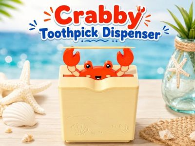 Preview do modelo 3D Crabby Toothpick Dispenser