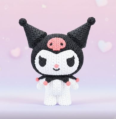 Preview do modelo 3D Kuromi Knitted