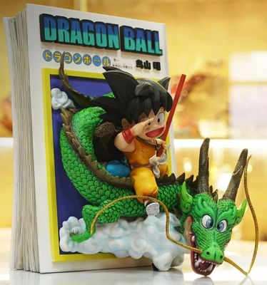 Preview do modelo 3D Son Goku & Shenlong Dragon Ball