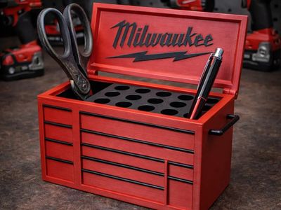 Preview do modelo 3D Toolbox Pen Holder (Milwaukee Edition)